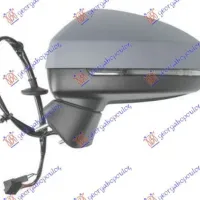 OGLINDA RETROVIZOARE ELECTRICĂ ÎNCĂLZITĂ GRUNDUITĂ (CU LAMPĂ LATERALĂ ASISTENȚĂ LATERALĂ) (STICLĂ ASFERICĂ)