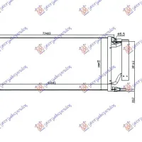 CONDENSOR 2.0 TURBO S JCW BENZINĂ (64,8x28,4x1,6) (228 CP)