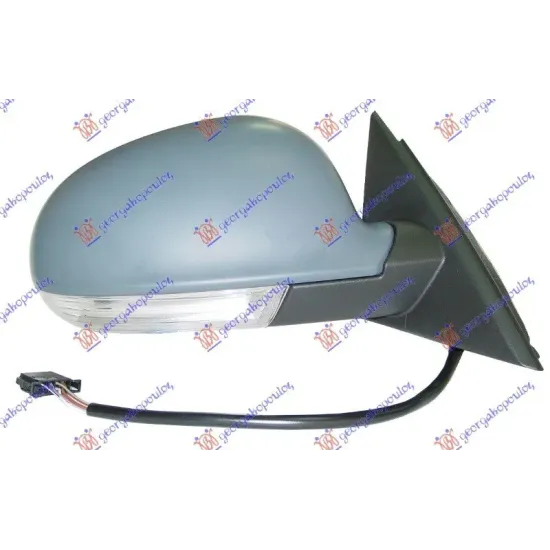 DOOR MIRROR ELECTRIC HEATED PRIMED .(WITH LAMP &FRONT LIGHTS) 06- (A QUALITY) (CONVEX GLASS)