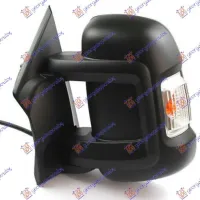DOOR MIRROR MANUAL SHORT (WITH LAMP : SENSOR) WITH POSITION LIGHT (16W) (A QUALITY) (CONVEX GLASS)