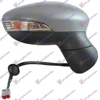 OGLINDĂ RETROVIZOARE ELECTRICĂ ÎNCĂLZITĂ PLIABILĂ GRUNDUITĂ PLIABILĂ CU LAMPĂ (STICLĂ ASFERICĂ)
