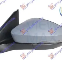 OGLINDĂ EXTERIOARĂ ELECTRICĂ ÎNCĂLZITĂ PLIABILĂ GRUNDUITĂ (CU LAMPĂ & BLIS) (10 PINI) (CALITATE A) (STICLĂ ASFERICĂ)