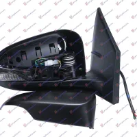 OGLINDĂ ELECTRICĂ ÎNCĂLZITĂ UȘĂ GRUNDUITĂ ELECTRIC CU LAMPĂ (STICLĂ CONVEXĂ)