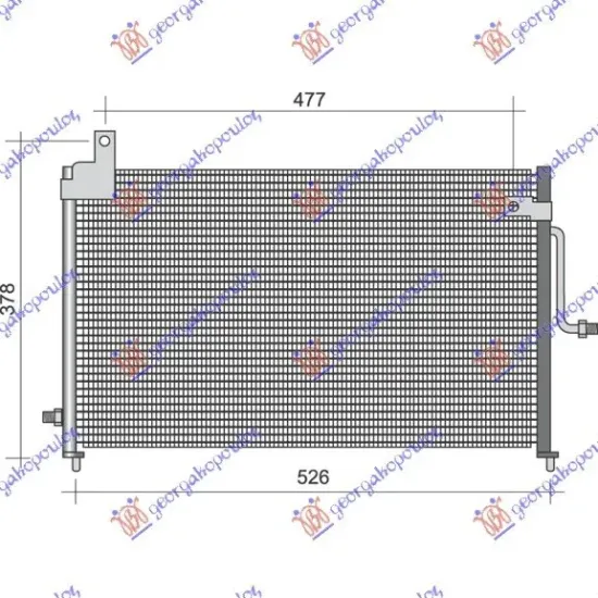 CONDENSOR 0,8 6V - 1,0 8V (50x30,2x2,0)