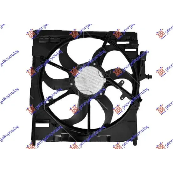 ANSAMBLU VENTILATOR RĂCIRE 2.0-3.0 BENZINĂ - 2.0-3.0 DIESEL (520mm) (400W) (3 pini)