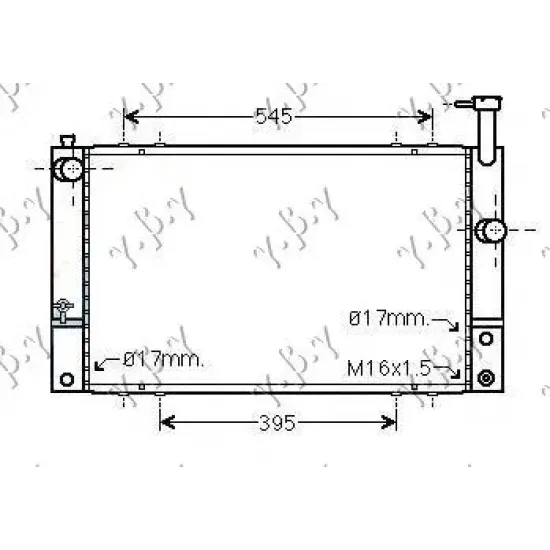 RADIATOR 1.5 HYBRID (600x350x16)