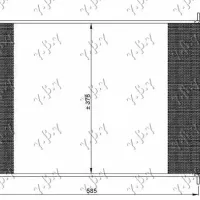 CONDENSOR BENZ-DSL (59,6x38x1,6)