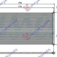 CONDENSOR 1,8i16V-1.8TDCI (74,7x36)