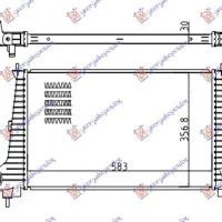 RADIATOR INTERCOOLER BENZINĂ-DIESEL (580x365x30)