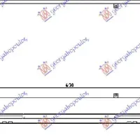 RADIATOR 1,6 8V-1,8 16V-2,0 (63x32)