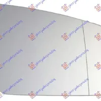 DOOR MIRROR GLASS HEATED 2009- (ASPHERICAL GLASS)