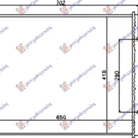 RADIATOR 2.0 TFSi BENZINĂ -1.6, 2.0 Tdi DIESEL (650x450) (MECANICĂ)