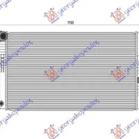 ADDITIONAL RADIATOR 1.5-2.0-3.0 PETROL - 3.0 DIESEL MANUAL/AUTOMATIC (185x154)