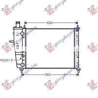 RADIATOR 1,2-1,4-1,6 -A/C (48x41,5)