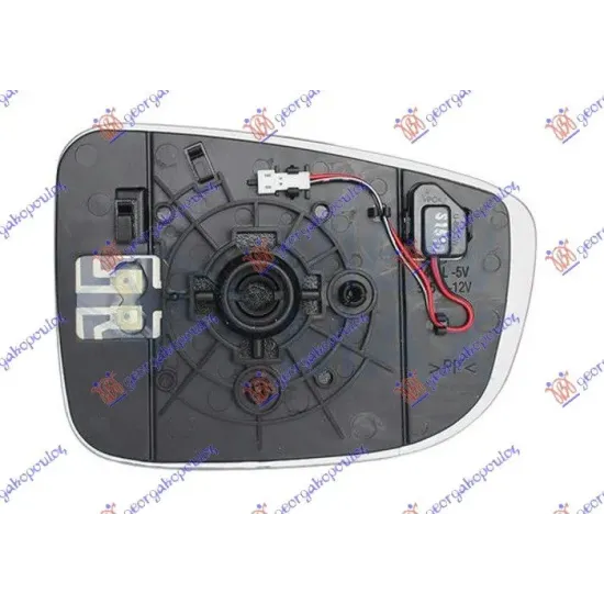 DOOR MIRROR GLASS HEATED (WITH BLIS) -17 (ASPHERICAL GLASS)