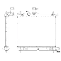 RADIATOR 1.2i-16V (44.5x35) MANUAL (KOYO)