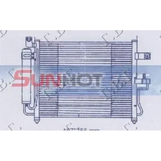 CONDENSOR BENZINĂ (42x36,5)