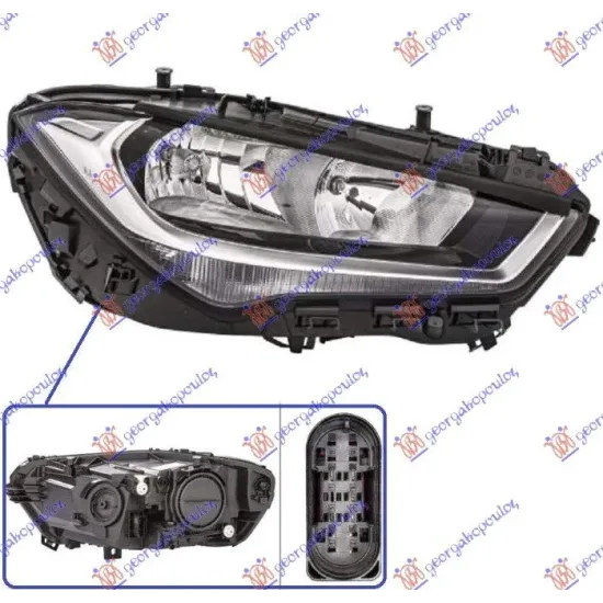 FAR ELECTRIC CU LED DRL (FĂRĂ LOGO) (HELLA)