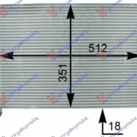 CONDENSOR 1,1-1.3i16i12V (50.3x35)