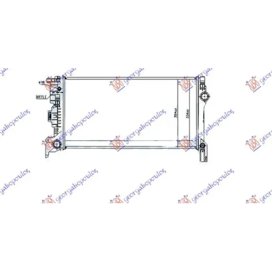 RADIATOR 2.0 BENZINĂ/HYBRID - 2.0 DIESEL MANUAL/AUTO (653x334)