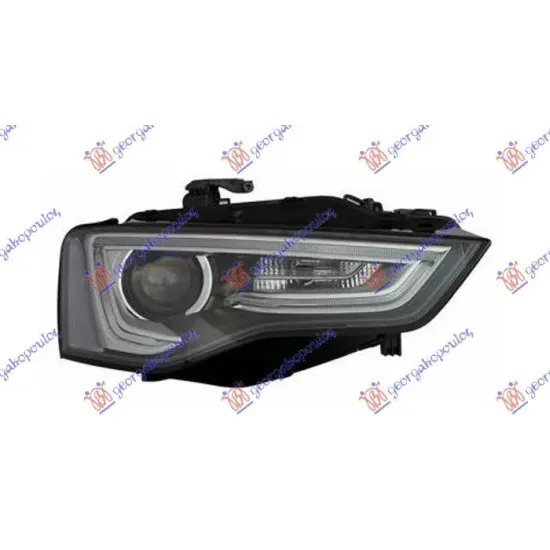Faruri Bi-XENON NEGRU CU LED DRL (E) (TYC)