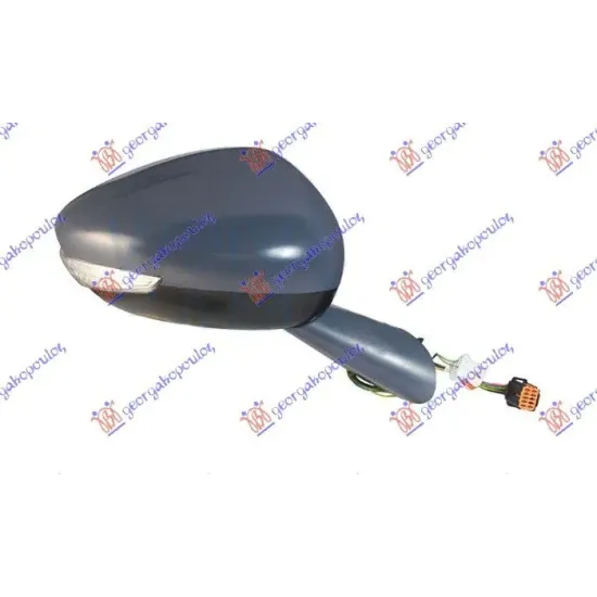 DOOR MIRROR ELECTRIC HEATED PRIMED FOLDABLE WITH MEMORY (WITH SIDE LAMP & FRONT LAMP & BLIS & SENSOR) (A QUALITY) (CONVEX GLASS)