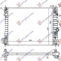 RADIATOR 1.7 DTi/CDTi AUTOMATIC DIESEL (620x510x26)