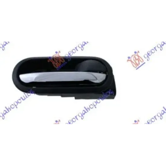 DOOR HANDLE REAR INNER CHROME/BLACK