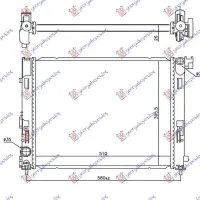 RADIATOR 1.0i - 1.3 DIG-TURBO BENZINĂ (510x395x26)