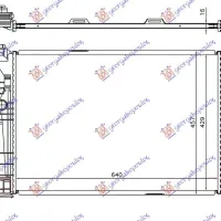 MANUAL RADIATOR BENZINĂ-DIESEL (640x430x16)