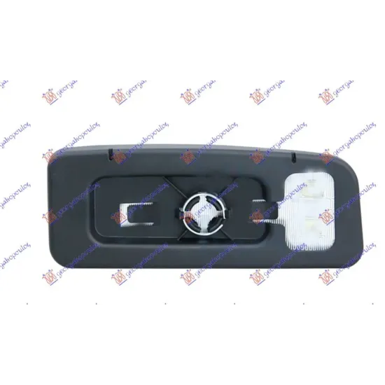 DOOR MIRROR GLASS HEATED (LOWER PART) (QUICK FIT) LONG (CONVEX GLASS)