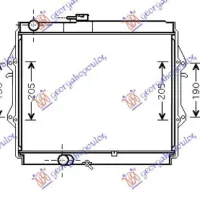 RADIATOR 2.4D (45x52,5x2.7)