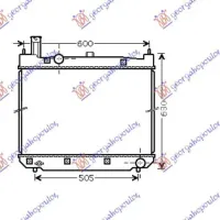 RADIATOR 2.5 D4D DIESEL MANUAL (525x625)