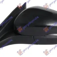 DOOR MIRROR ELECTRICAL HEATED FOLDABLE PRIMED (WITH SIDE LAMP : FOOT LAMP) 10 PIN (CONVEX GLASS)