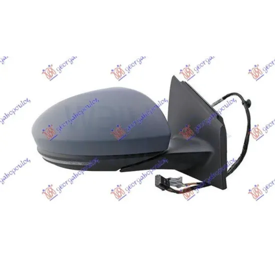 DOOR MIRROR ELECTRIC HEATED FOLDABLE PRIMED (WITH SIDE LAMP : WITH FRONT LAMP : SENSOR : BLIS) (15pin) (CONVEX GLASS)