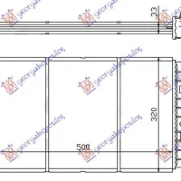 RADIATOR 1,4-1,4i-1,6(50x30)