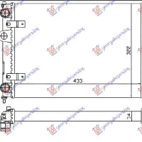 RADIATOR 1.0-1.3-1.4BZ-1.7-1.9SDi -AC(43x32)