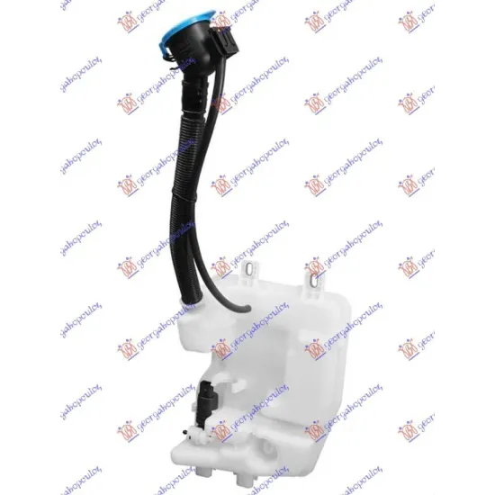 WIPER WASHER TANK WITH MOTOR & CAP & NECK