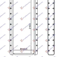 RADIATOR ÎNCĂLZIRE (BR) (85x220x16)