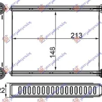 RADIATOR ÎNCĂLZIRE (BR) (148x215x22)