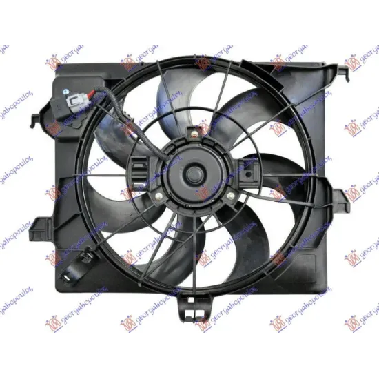 ANSAMBLU VENTILATOR RĂCIRE DIESEL (390mm) (3PIN) (TIP DOOWON)