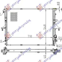 RADIATOR ALL MODEL BZ/DS M/A +/A/C (71x55)