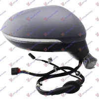 DOOR MIRROR ELECTRIC HEATED PRIMED (LAMP & FRONT LAMP & LINE ASSIST) (A QUALITY) (CONVEX GLASS)