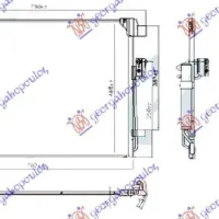 CONDENSOR 2.3 DIESEL (702x488x12)