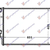 RADIATOR 1.6-2.0 TDi DIESEL (650x450) (BRAZED)