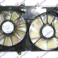 COOLING FAN ASSEMBLY (DOUBLE) 3.0 PETROL (2+2 pins) 00-