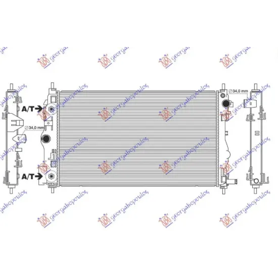 RADIATOR 2.0 DIESEL +/- A/C AUTOMATIC (680x415)