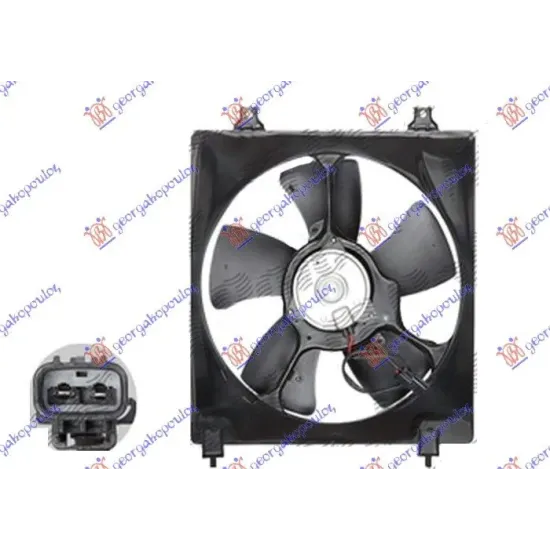 A/C FAN ASSEMBLY 2.0 PETROL (320mm) (2 pins)