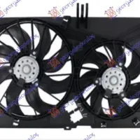 COOLING FAN ASSEMBLY (DOUBLE) (385/300MM) (2+2 PIN)