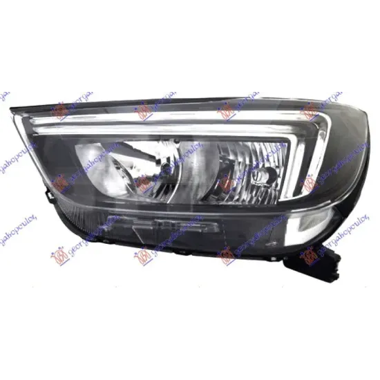 HEAD LAMP ELECTRIC (H/7/HB3) WITH LED DRL (E) (TYC)